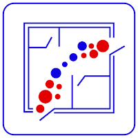 Мультикамерная карта движения людей TRASSIR Heat Map on Map